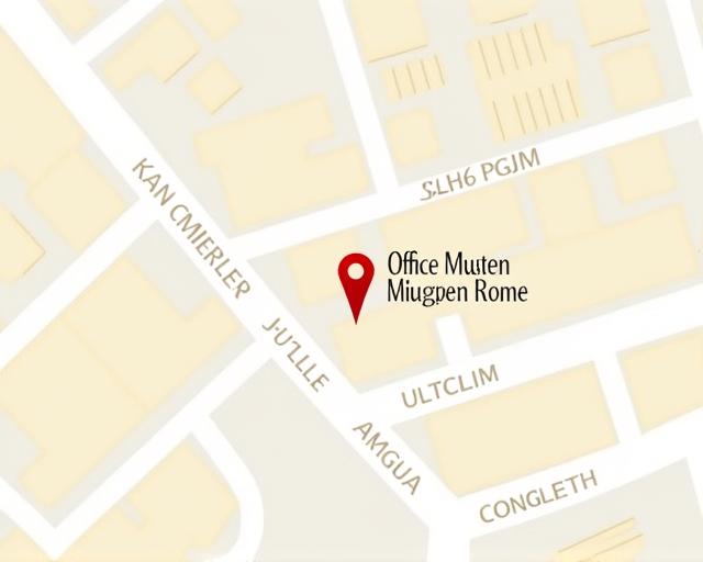 Mappa che mostra la posizione dell'ufficio di Voci & Visioni Consult a Roma.